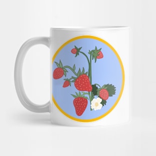 Cute Strawberry Sticker Mug